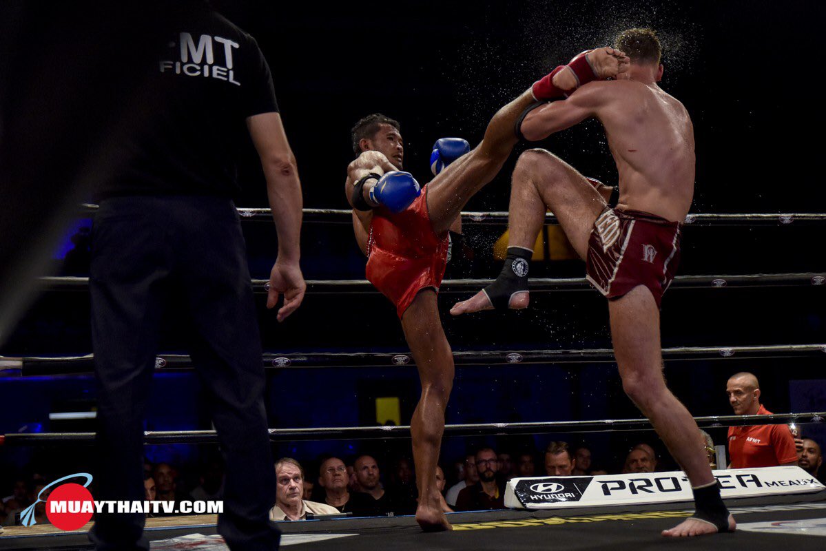 👊🏼Victoire de Chanajon samedi face à Jimmy Vienot lors de la #WarriorsNight #muaythai #mma #boxe #boxing #paris