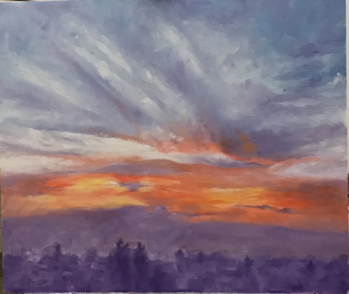 maffarah's tweet photo. 🌅 #sunset #skyscape #oiloncanvas https://t.co/PK3ccDb8Lf