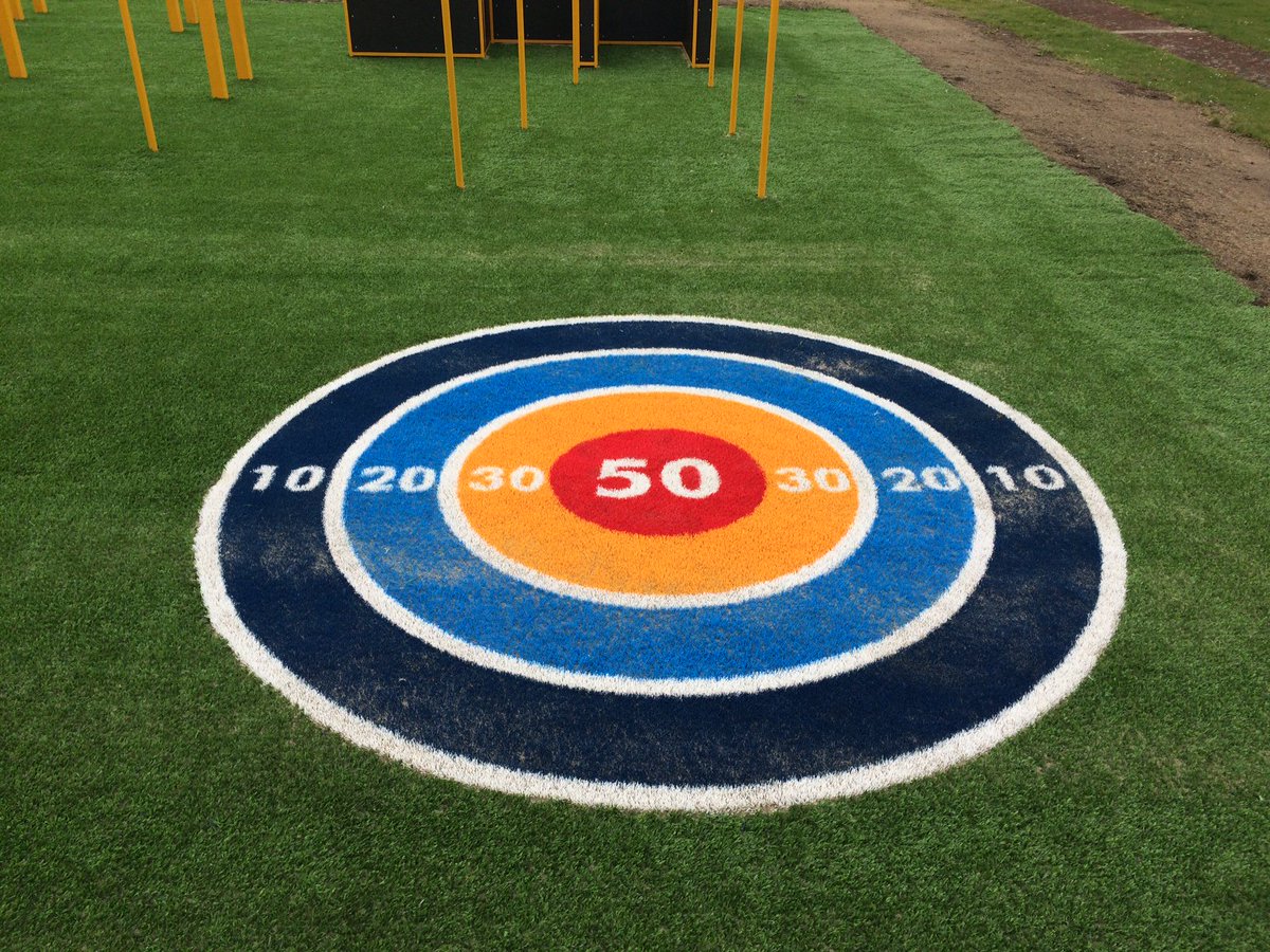 signgrass's tweet photo. #Signgrass® target for Herlufsholm Kostskolen - project by Nordisk Kunstgræs Denmark. Curious for our colourful range of playing elements? https://t.co/UMV2xaQ9vt