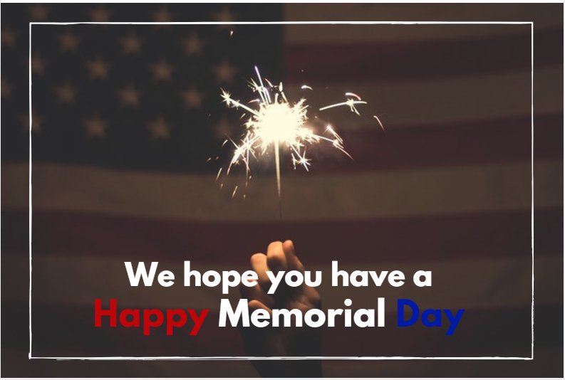 GladstanGC's tweet photo. Happy Memorial Day! https://t.co/520Drjh6aq