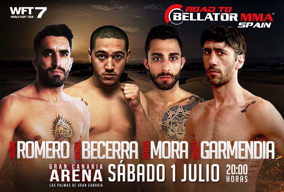 mmabarcelona's tweet photo. Mma barcelona team road tu @BellatorMMA with @ray_boixader https://t.co/L92gvRrEws