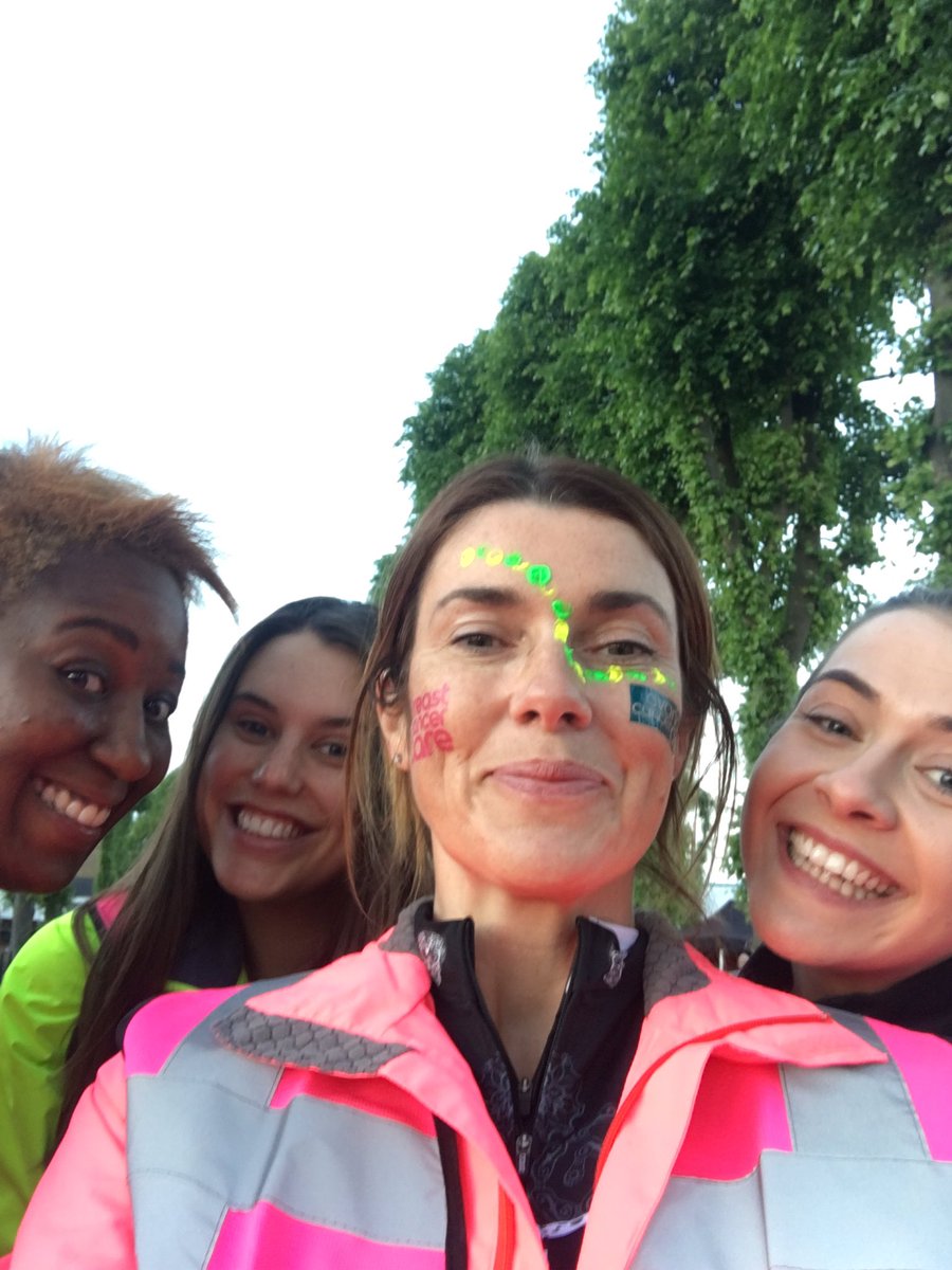 PowerforceGB's tweet photo. We did it!! @PowerforceGB rode through the night for women v cancer #RTN2017 #proud of you @JessicaJaneG7 104kms!! #shattered https://t.co/HrXFBoBaCj