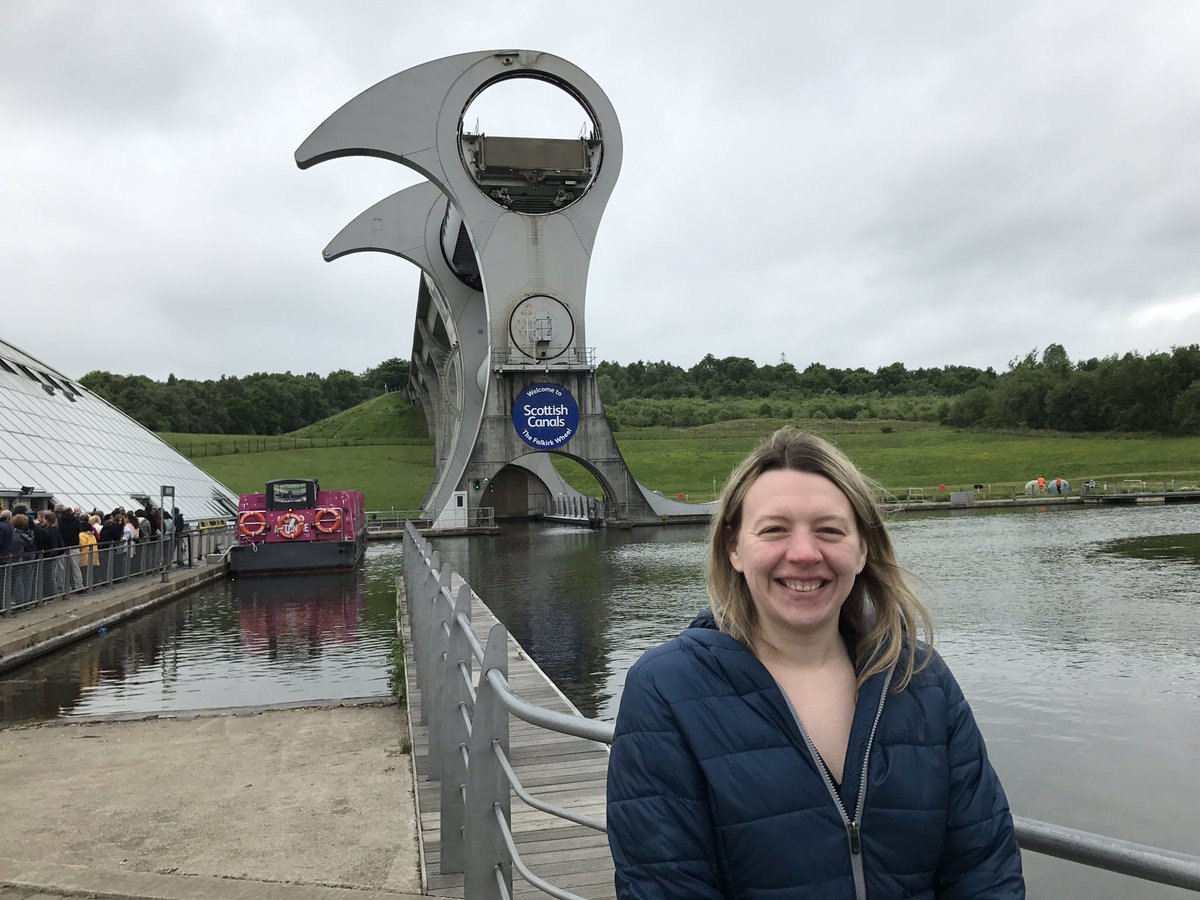 Wee bank holiday day trip to see the Falkirk Wheel.