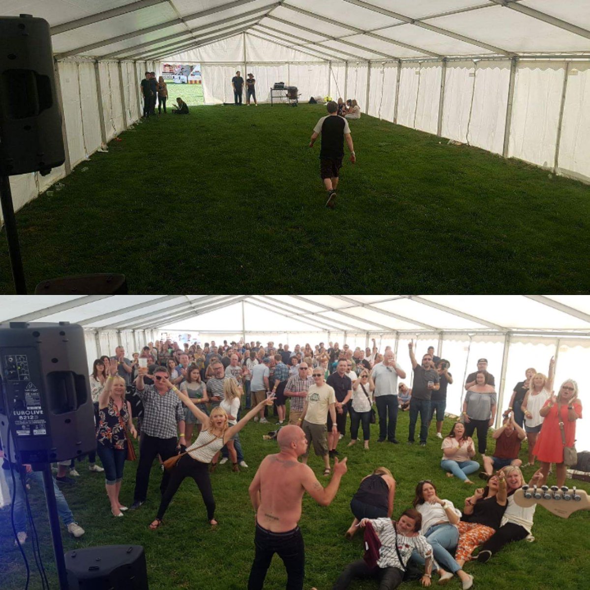 A nice before and after from our time <a href="/WentworthLive/">Wentworth Festival</a> ont #unsigned stage. Much love &amp; appreciation from us lads, see you all again ❤

TL x