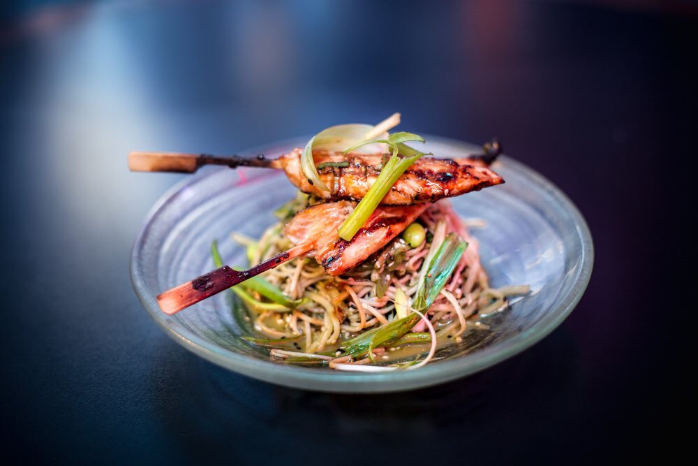 Mr. Ms new weekly specials start today for the whole week across all 3 restaurants! 7 days to try this tasty this #sobanoodle #salad 🎌👌🏻