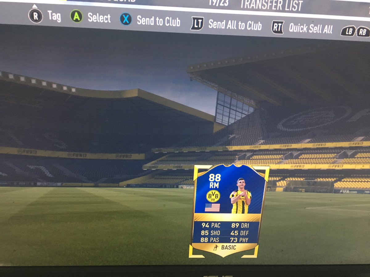 i5thhh's tweet photo. Won TOTS Pulisic for @genissteam 
RT if you need need help winning him! https://t.co/PnuEP2PA2Q