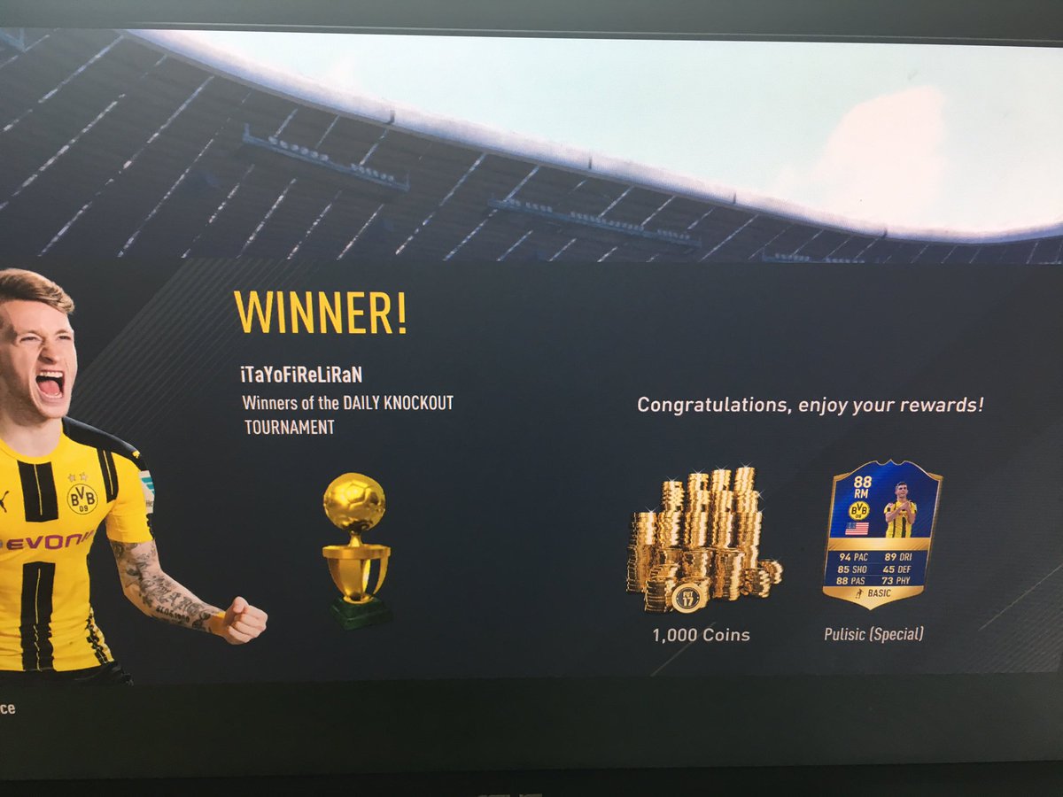 i5thhh's tweet photo. Won TOTS Pulisic for @genissteam 
RT if you need need help winning him! https://t.co/PnuEP2PA2Q