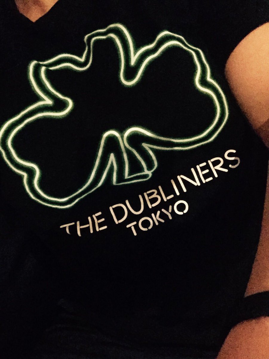 BabsAndMidge's tweet photo. Love this shirt Babs bought me while in #Japan. Wore it to #TapDance tonight... and discovered it glows in the dark! #TheDubliners #Tokyo https://t.co/GZw976eBZ1