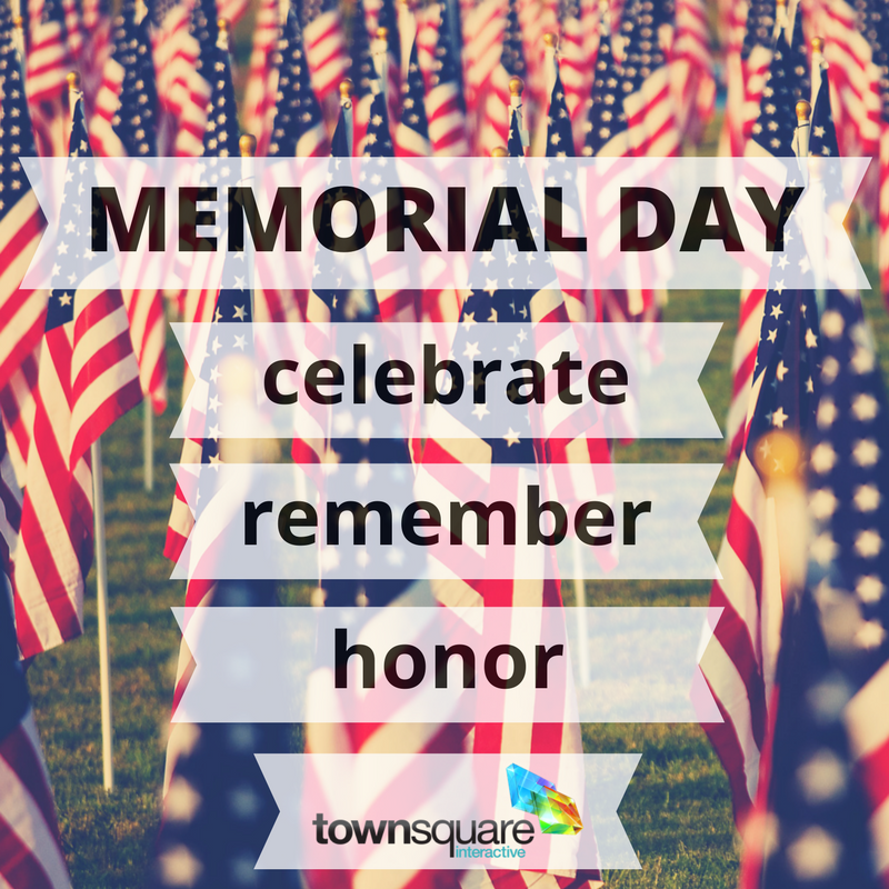 TS_Interactive's tweet photo. We are grateful for the brave hearts who laid down their lives to safeguard our nation. #HappyMemorialDay from #TownsquareInteractive. https://t.co/QUOFVZE1OW