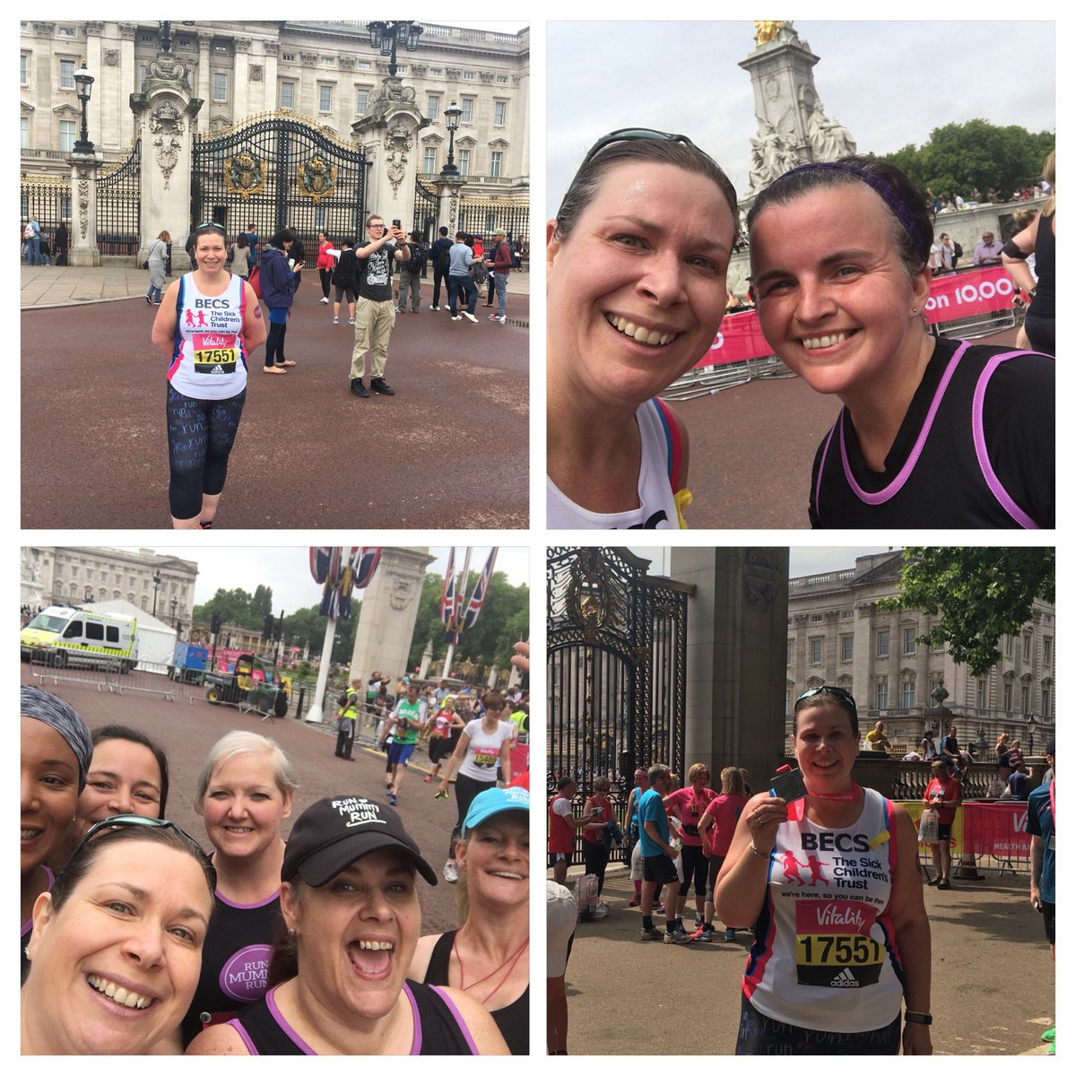 @Run_Mummy_Run amazing support from #RMR today at @London_10000 my first run race in the bag 🏃#thisgirlcan @FitbitUK