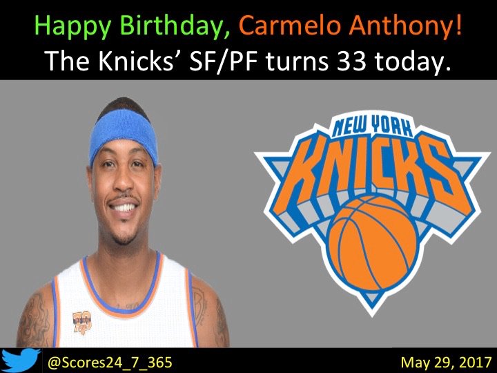  happy birthday Carmelo Anthony! 