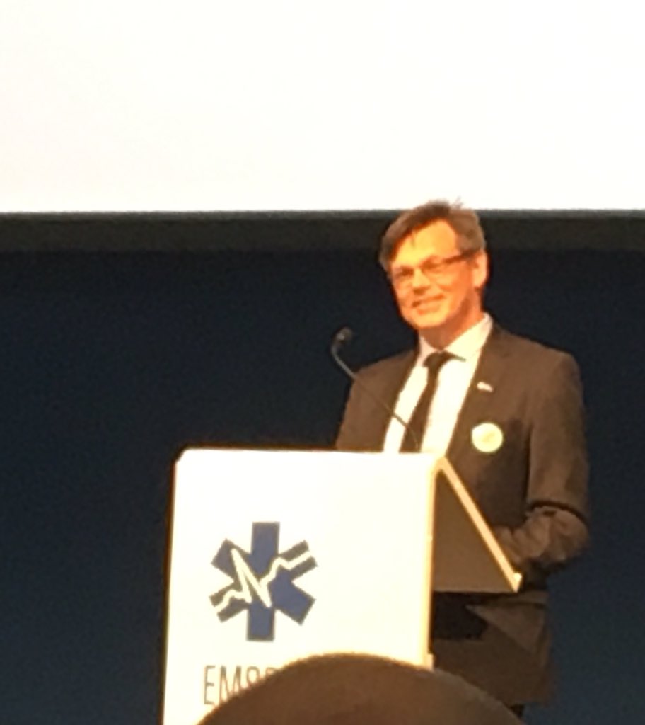 Attending #EMS2017. Freddy Lippert tells about case Denmark; tripled survival from out-of-hospital cardiac arrest to 18%. Truly inspiring.