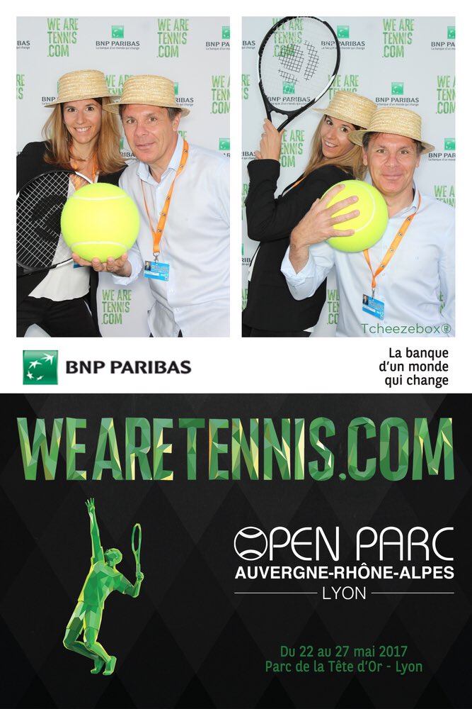 La photobox est en place! #Tennis @OpenParcARAL à <a href="/villedelyon/">Ville de Lyon</a> <a href="/WeAreTennisFR/">We Are Tennis France</a> <a href="/mabanque_bnpp/">Ma Banque BNP Paribas</a>