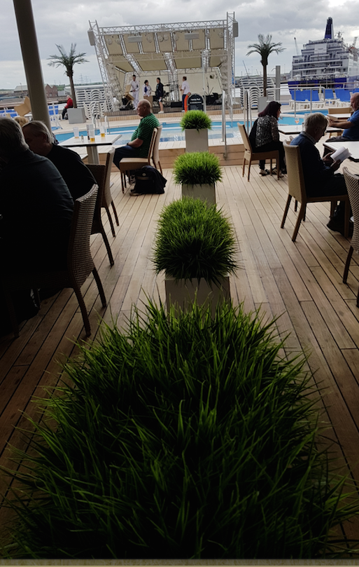 ReplicaPlants's tweet photo. Installation of artificial outdoor plants onto the Thompson Cruise Liner #artificialplants #outdoor #uv #replicaplants https://t.co/I88GWMuC3M
