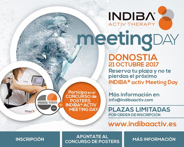ATMfisio's tweet photo. ¡Save the date! 21 de octubre ¡#Indiba Meeting Day en Donostia! https://t.co/BqrQRwmmPp
