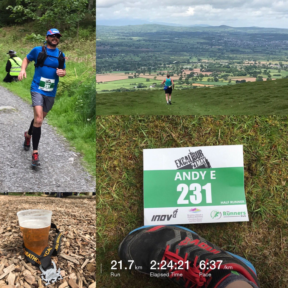 After yesterday's <a href="/ExcaliburTrails/">Excalibur</a> what better way to recover than to follow <a href="/DragonsBackRace/">The Dragon®</a> through the heart of #Wales #ultrarunning