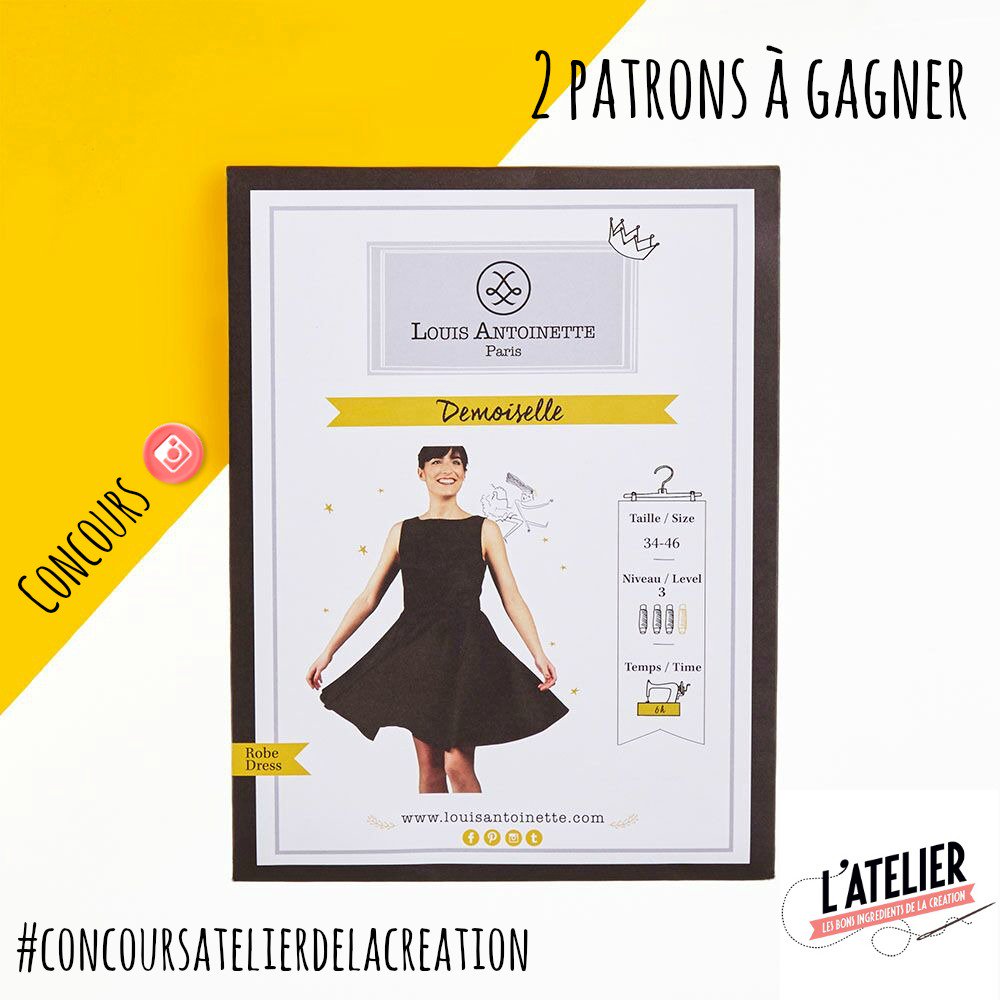 AtelierCreation's tweet photo. #Concours #Couture : des patrons #louisantoinette sont à gagner sur nos pages Insta et FB ! https://t.co/M8maauiOLP #diy #mode #robe https://t.co/qlwk5BGKB8