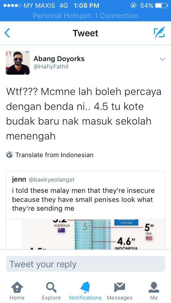 Jenn On Twitter And You Choose To Believe A Bullshit Article Written By An Insecure Man With A Small Cock Dah Tak Boleh Satisfy Bini Tu Give Up Je La Baby Https T Co 6jpligltkc