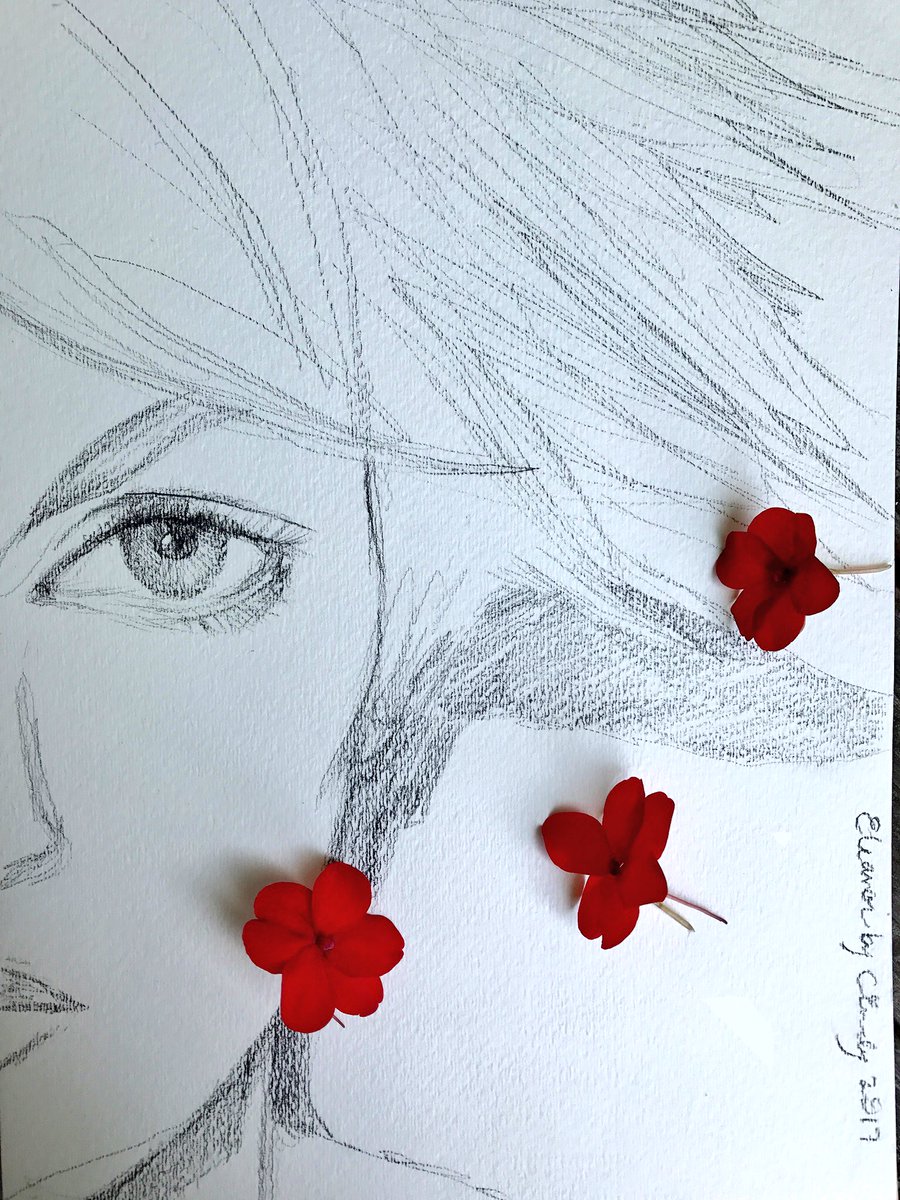 inasmokylyt's tweet photo. La Roux #laroux #teapainting #charcoaldrawing #ellyjackson #impatiens https://t.co/NCF2LFHlKp