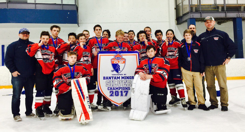 TitanHockeyAcad's tweet photo. Congrats to the Compete 03 team on their silver medal at the @ChallengeCupBC #SpringHockey https://t.co/pEXj2f0LMt