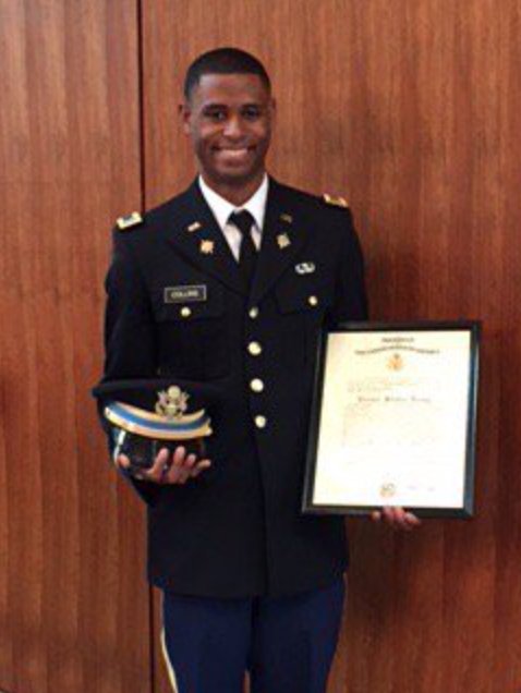 1/ This is 2LT Richard Collins III. He was killed early Saturday morning by a white supremacist. He was 22 years-old. (thread)