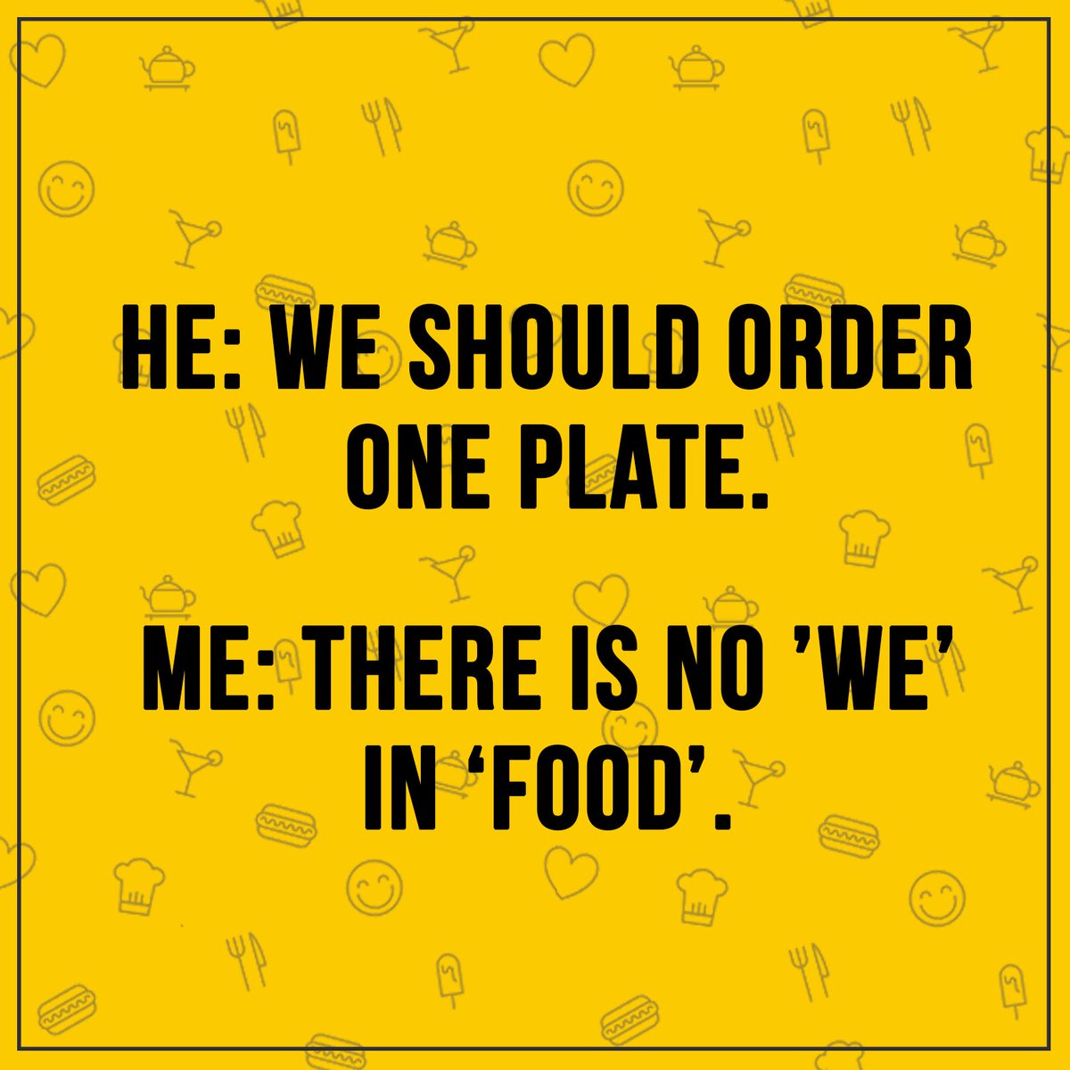 TipTopPlaza's tweet photo. There is surely no “WE” in food!
#tastebuds #yummy #tasty #delicious #food #chinese #italian #indian #gujarati #chaat #buffet https://t.co/beEhy7SefC
