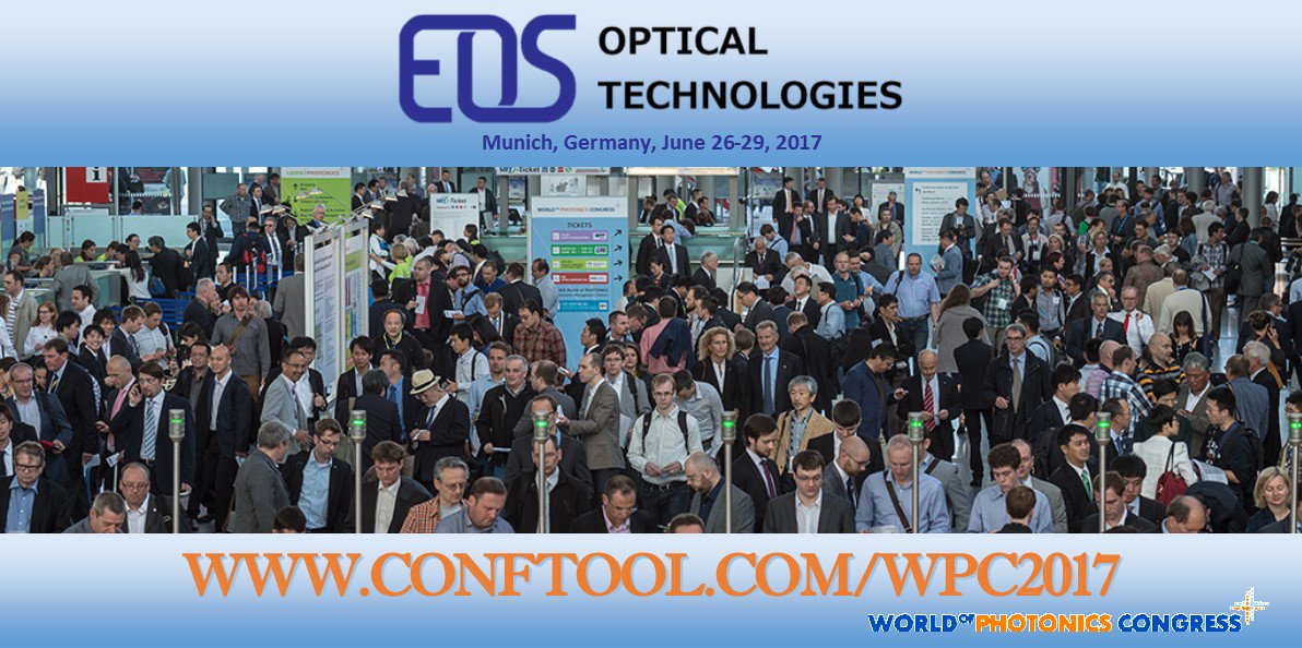 europeanoptics's tweet image. #EOSOpticalTechnologies includes conferences on #LightEngineering #OptomechanicalEngineering #Optofluidics Read more myeos.org/events/WPC2017