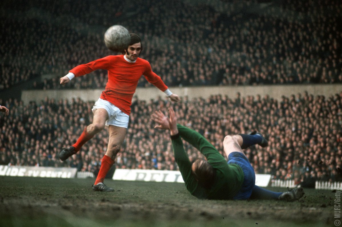 ManUtd's tweet photo. One of football's all-time greats, #MUFC legend George Best, was born on this day in 1946. https://t.co/2dWTKfZYqc
