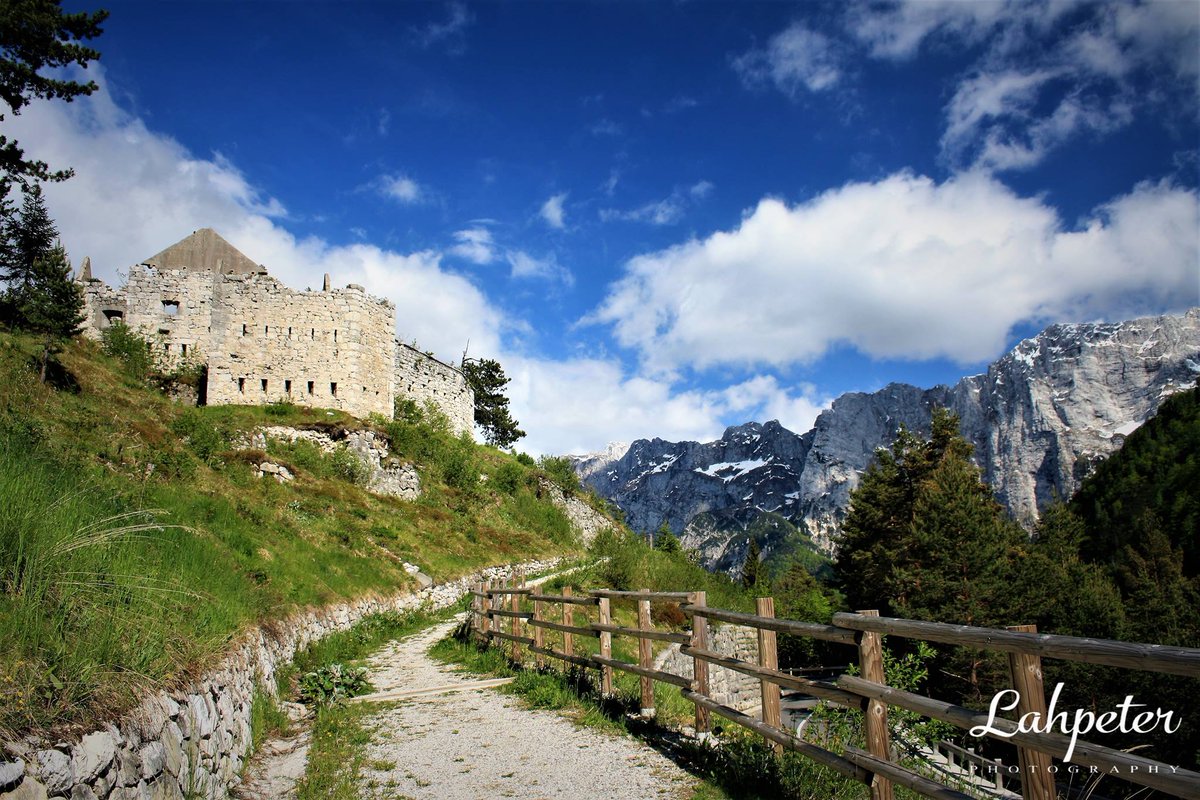 travel_slovenia's tweet photo. Surrounded by the pristine nature of the Triglav National Park, the #Predel fortification was built during the Napoleonic wars(p: Peter Lah) https://t.co/Gd6EmN06it