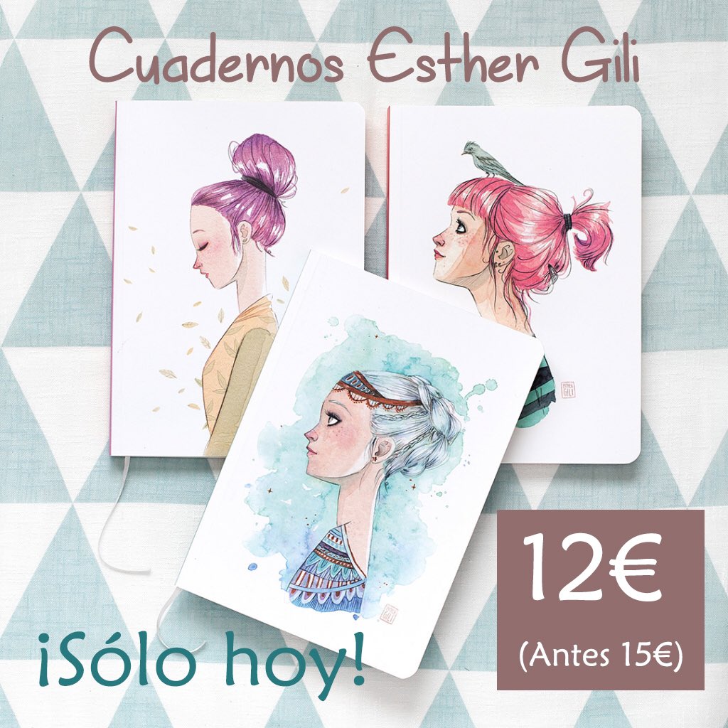 dulcewashitape's tweet photo. ¡No te lo pienses mucho! Los cuadernos de Esther Gili a 12€ en https://t.co/aJral0H3MQ https://t.co/o8sWZJ3OxE