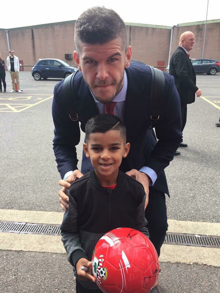SHemmens's tweet photo. @SouthamptonFC help Miles get his ball back! Disgusting someone would steel from a child! Southampton fans help us find it! #saints#football https://t.co/OGXLIVcPFW