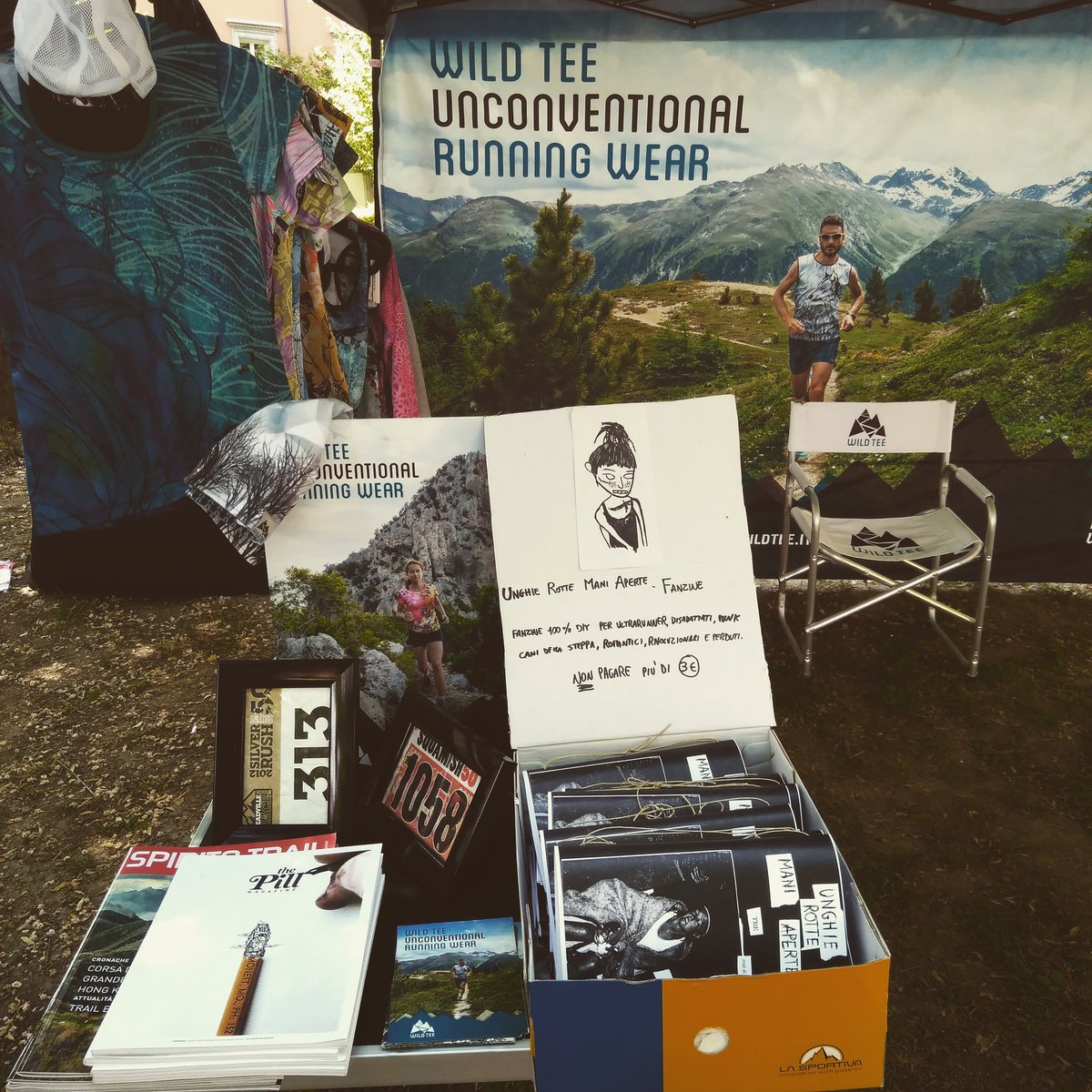 Wild Tee at @QUT_Trail: unconventiontial running wear... And unconventiontial running press! #spiritotrail #thepill #urma #aiutalatuascena