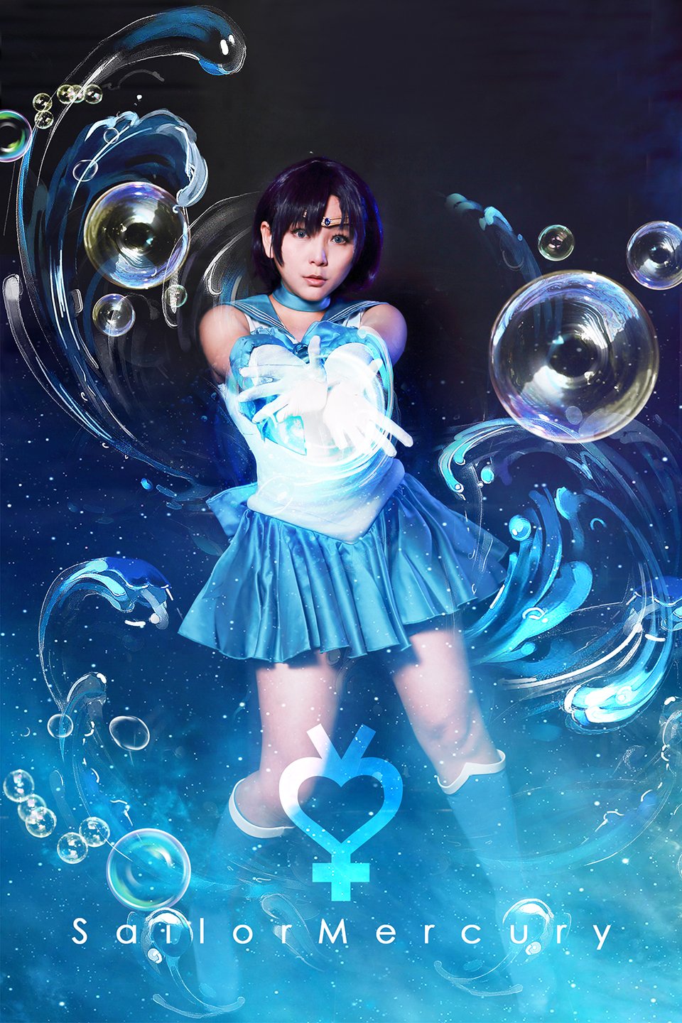 美少女戦士セーラームーン Gakabox 水野亞美 スタチュー フィギュア