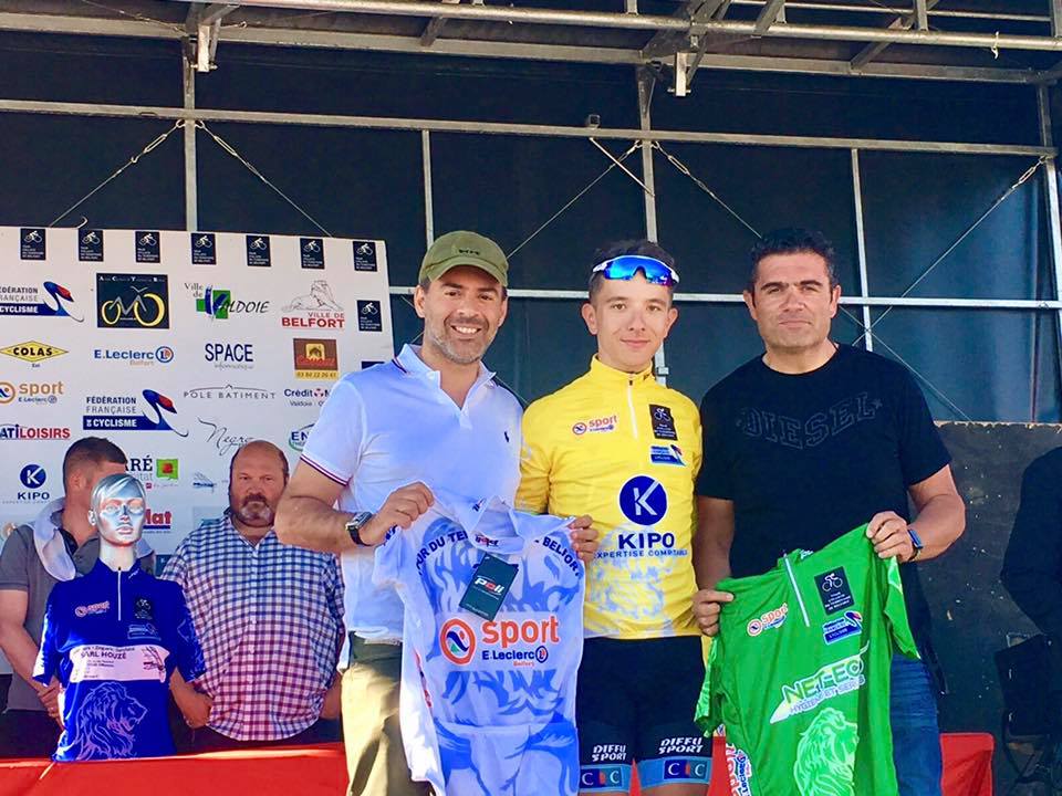 DCT_NewGen's tweet photo. #route @ArnouxCorentin sur sa lancée. Victoire d'étape + CG au Tour du Territoire de Belfort en 3/J
#goodjob https://t.co/lzxzLJmPky