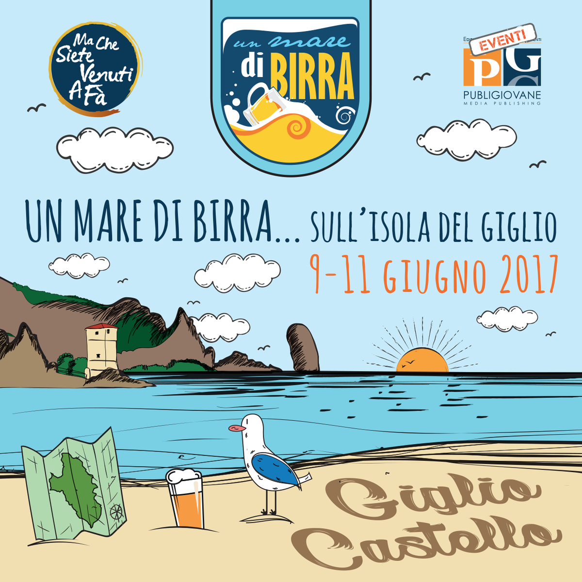 publigiovane's tweet photo. Dal 9 all'11 giugno arriva Un Mare di #Birra... sull'Isola del Giglio! Info: https://t.co/jnGOity8B7 https://t.co/7YhAO4cN32