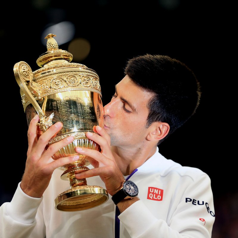  - Australian Opens: 6

- French Opens: 1

- Wimbledons: 3

- US Opens: 2

Happy birthday Novak Djokovic 