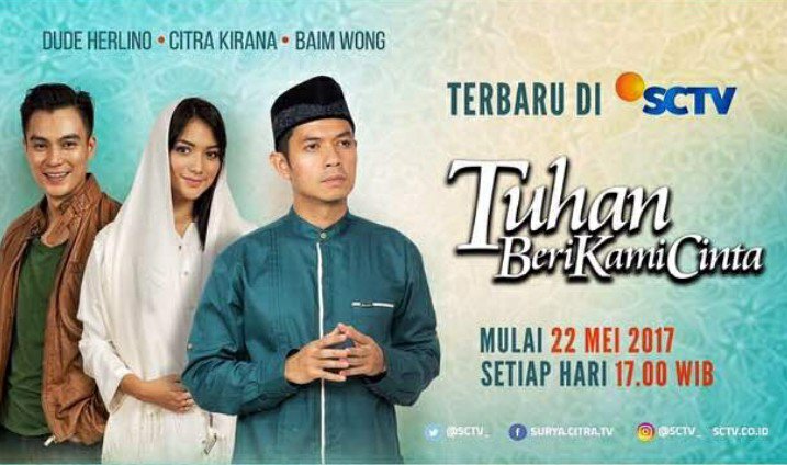 saksikan sinetron terbaru abang <a href="/dude2harlino/">dude harlino</a> di <a href="/SCTV_/">SCTV</a> "Tuhan Beri Kami Cinta" mulai sore inu pkl. 17.00 WIB. Jangan lupa nonton ya Duluvs