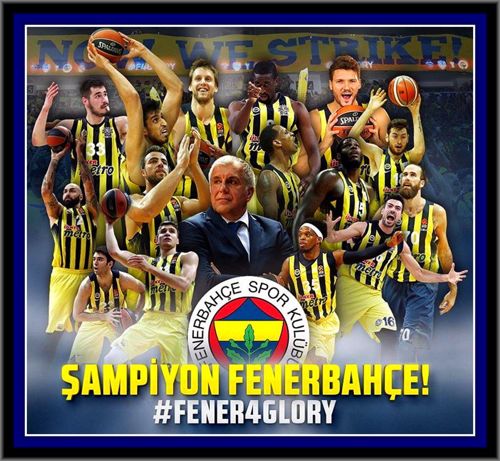 Fenerbahçem euroleague şampiyonu TEBRİKLER !!
