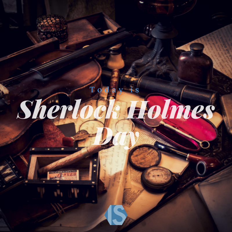 idleSwarm's tweet photo. We've solved today's mystery... it's Sherlock Holmes day. #Sherlock #SherlockHolmes #Mystery #Truth #Detected #Crime #Solve https://t.co/CNWATBBWGB