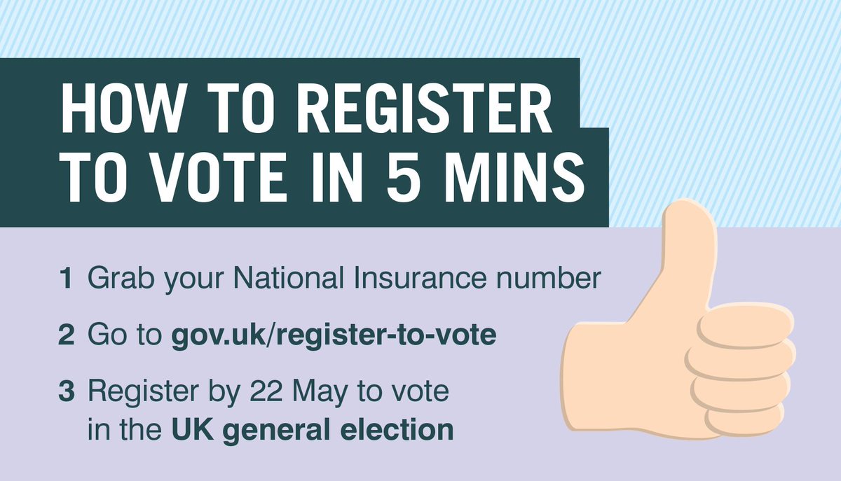 You can make a difference, your vote is important. Use it. Don't lose it. Last day to Register! #GE17 <a href="/FranklinGrimsby/">Franklin Sixth Form College</a>