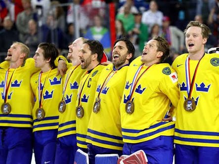StockholmGuides's tweet photo. Sweden wins the Ice Hockey World Championship - beats Canada in the final   #hockeyvm #trekronor #vmguld https://t.co/p2FrOWOkRO
