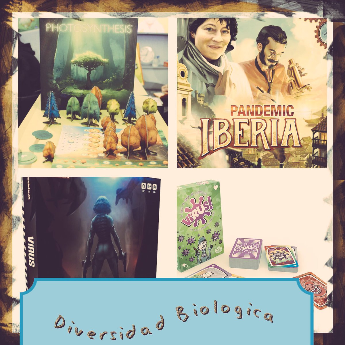 ClubAmatent's tweet image. Feliç Dia Internacional de la Diversitat Biològica! #PandemicIberia #Virus #Photosynthesis #boardgamingallthedays #boardgames