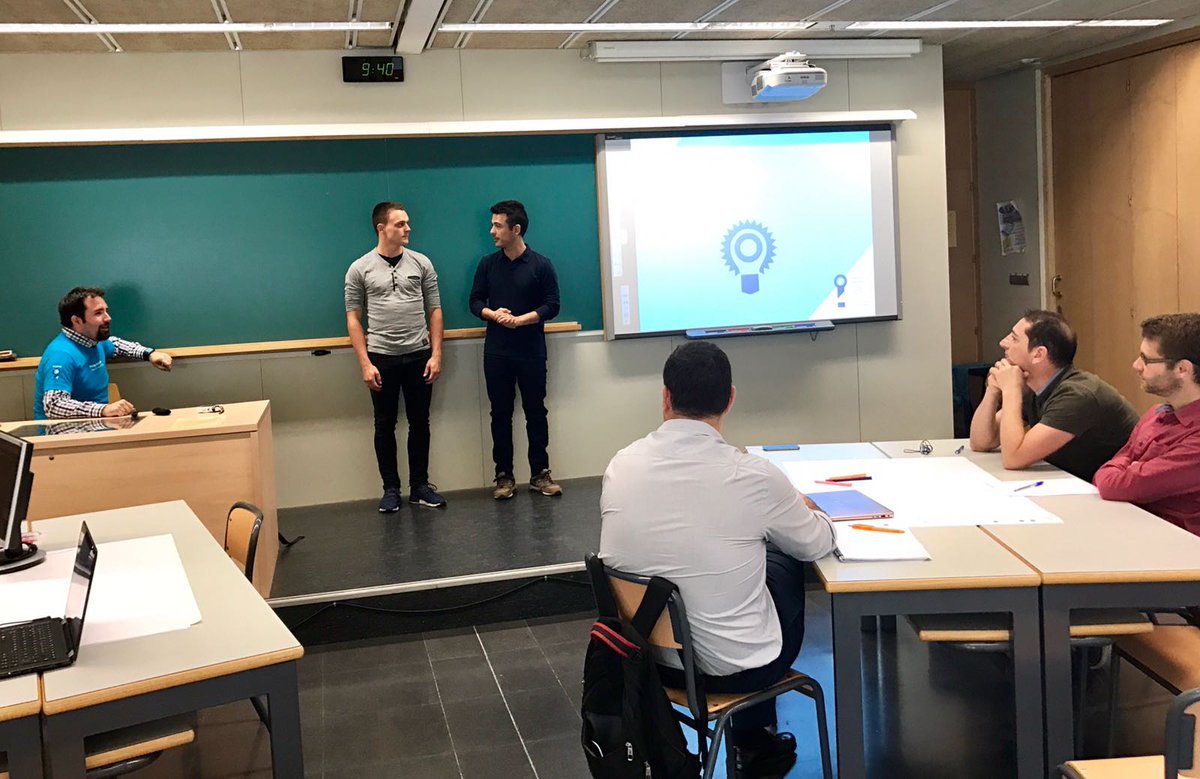 AVAESEN's tweet photo. Arrancamos el boot camp de #ClimateLaunchpad2017! Siete equipos ponen a prueba las mejores ideas de EspaΓ±a para combatir el #CambioClimatico https://t.co/WPxG9E8UWg