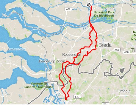 Flink wat trainingsarbeid verricht door de fullriders <a href="/HomeRide/">Ride Or Stay Home</a> Zaterdag 260km en zondag 190. Eelt op het zadel kweken.#huphomeride