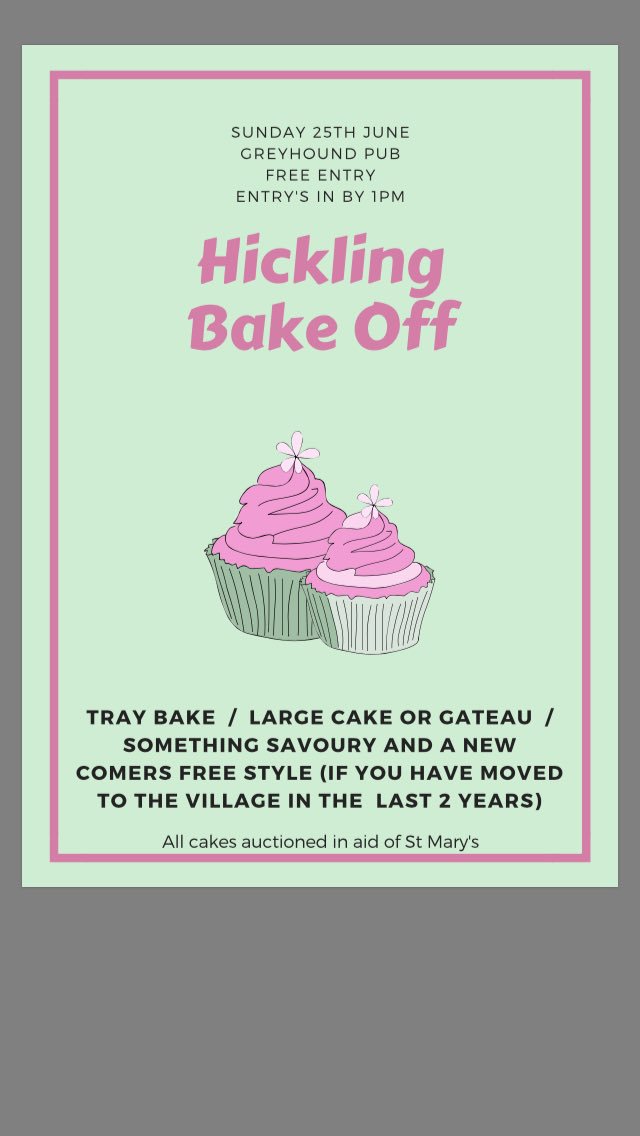 Greyhound_nr12's tweet photo. H.B.O 2017 is coming ...25th June #hickling #bakeoff #norfolk #broads #livemusic #warmthoseovens #andbake ! https://t.co/DTD1zFg2ZE