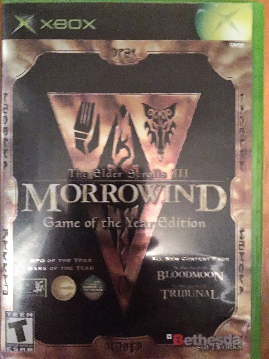AuthenticVIP's tweet photo. @TESOnline @TESOnline How is this? Also have it on PC #MorrowindMemories #ESO #ESOMorrowind #OGXbox #originalXBOX #GOTY #Morrowind https://t.co/64npKlngz3
