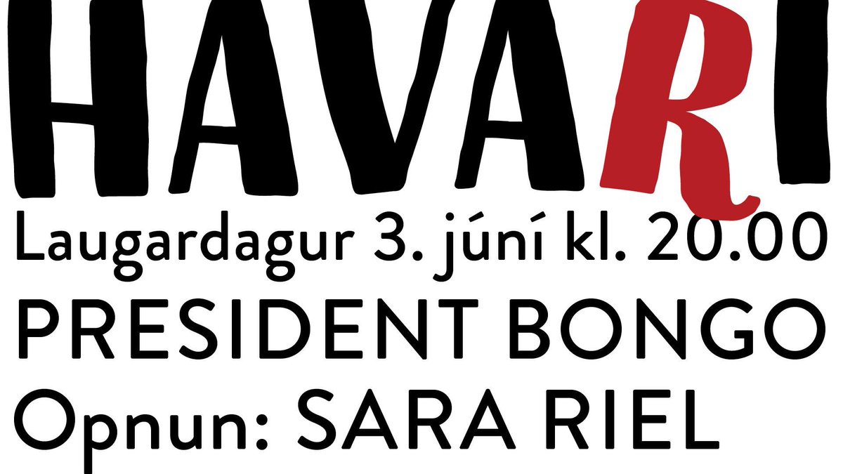 Sumar í Havarí byrjar 3. júní!!!