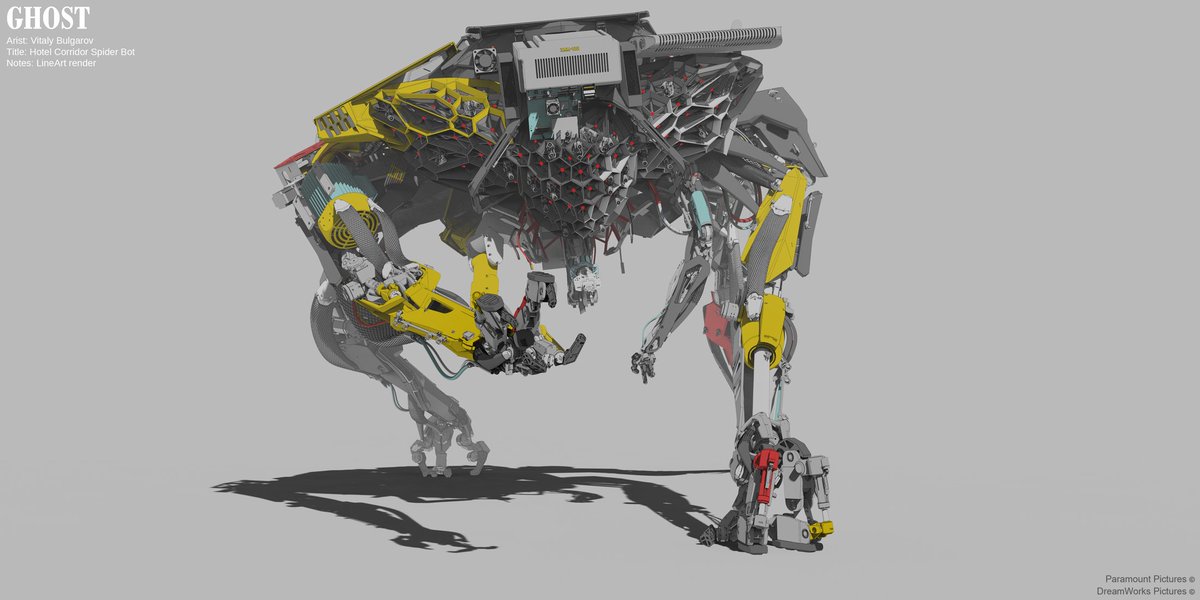 「映画[GHOST IN THE SHELL」の設定画が大量に置かれているサイト発」|渡嘉敷拓馬 週刊ヤングマガジンで「LILI-MEN」連載中。のイラスト