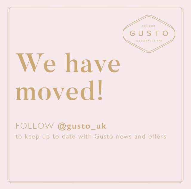 ✨we have moved! Please follow our new account for all Gusto updates!✨ <a href="/gusto_uk/">Gusto Italian</a>