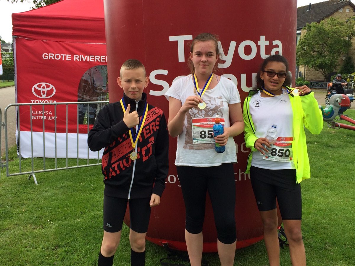 Eerste plaats voor Gyenne (atletiekclub AAA): bit.ly/2rHhwvS